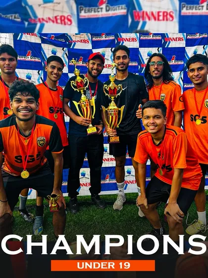 Our Under 19 team stands victorious. This championship is a milestone in their journey towards professional football.