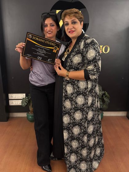 We are proud to present another certified nail artist. Wishing her all the best in her career.