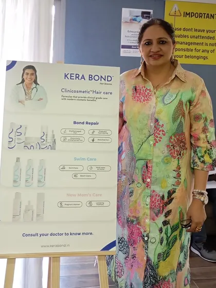 Successful hair treatment extends beyond the clinic. I am proud to stand by my KERA BOND clinicosmetic hair care line, which I developed to provide my patients with professional-grade products for at-home maintenance and long-lasting results.