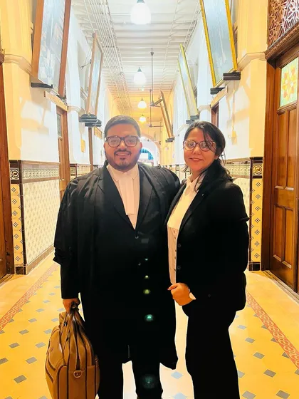 A snapshot with a team member in the historic corridors of the Madras High Court. We were there to argue a significant matter under Section 482 of the Criminal Procedure Code, related to a large commercial dispute.