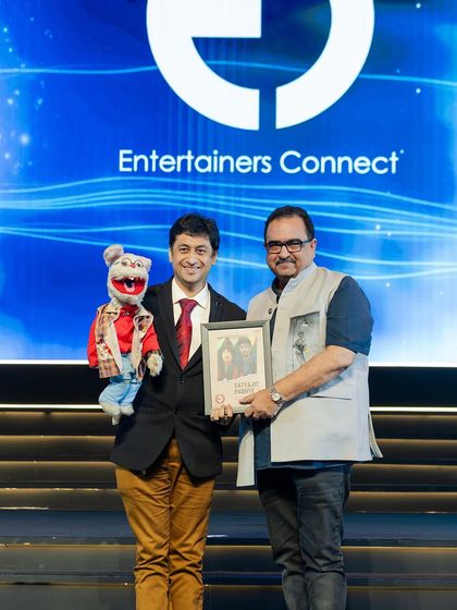 Being felicitated at the WOW Awards Asia 2024 by Entertainers Connect. It's wonderful to be recognized for my contribution to the industry.