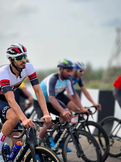 An elite rider from Delhi, showing that our races attract talent from all over the country.