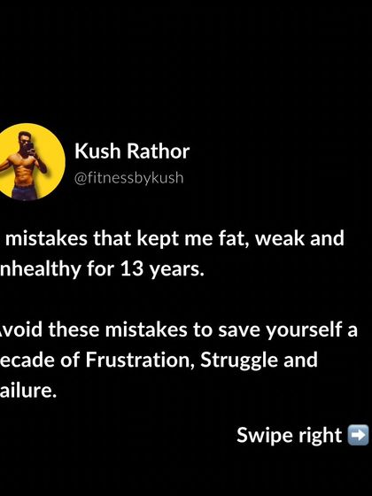 Here are 7 mistakes that kept me fat, weak, and unhealthy for 13 years. Avoid these to save yourself a decade of frustration. Learn from my failures.