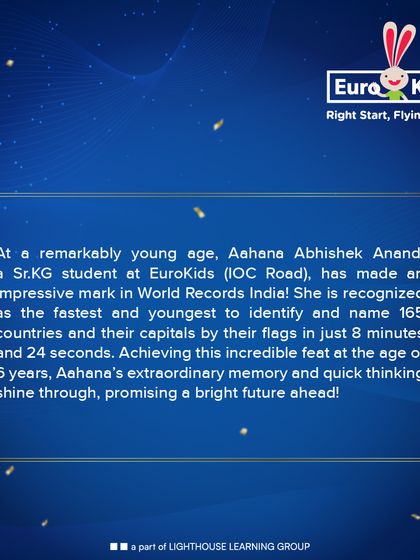 EuroKids - Preschool Program Success Stories: Our Students & Parents photo 16