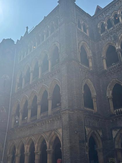 The impressive facade of the Bombay High Court, a testament to the enduring legacy of our legal system.