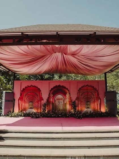 Crimson and Cherry - Wedding Design & Styling Grand Receptions & Sangeet Nights photo 34