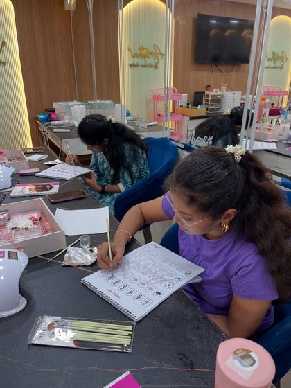 Asmitha Makeover Artistry - Nail Services & Training Professional Nail Art Course photo 11