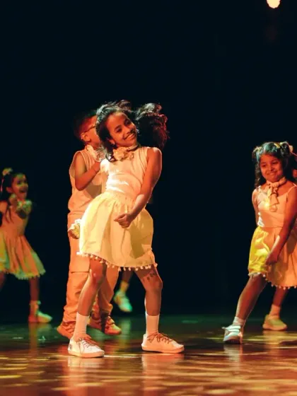 Our 'chhote packets' bringing the 'bada dhamaka'. This is a shot from our Kids & Juniors performance, proving that talent and passion have no age limit.
