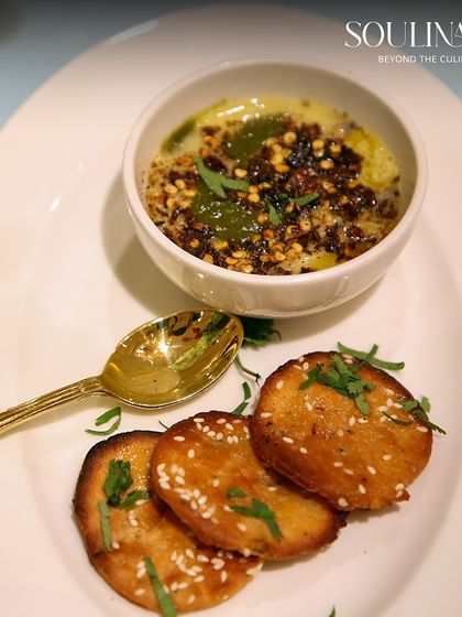 A refined presentation of a classic Indian dish, showcasing our ability to elevate traditional wedding cuisine with elegant plating and high-quality ingredients.