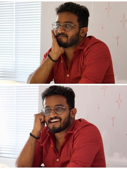 A couple of candid shots. Whether I'm listening intently or sharing a laugh, I believe in being present and genuine in all my interactions.