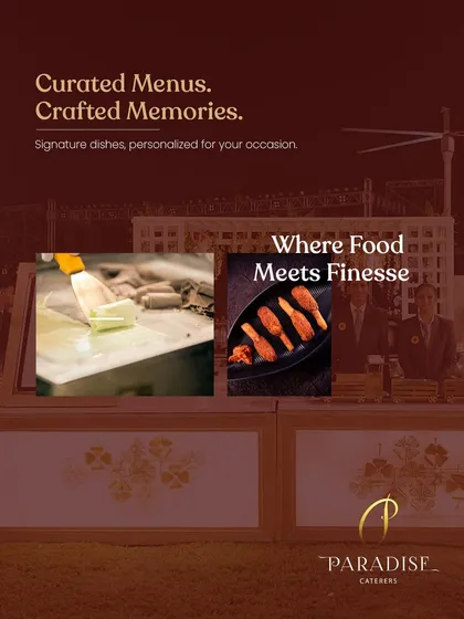 Curated menus, crafted memories. Our elegant buffet counters are designed to showcase our signature dishes with finesse.