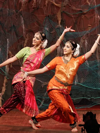 A coordinated dance sequence with a fellow artist in "UNMASKED". Our synchronized movements and expressions are key to telling the story together as an ensemble.