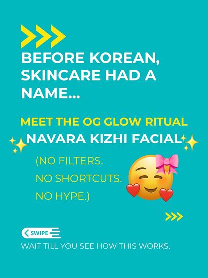 Before Korean skincare, there was an original glow ritual: the Navara Kizhi Facial. No filters, no shortcuts, no hype. Just pure, time-tested Ayurvedic wisdom for radiant skin.