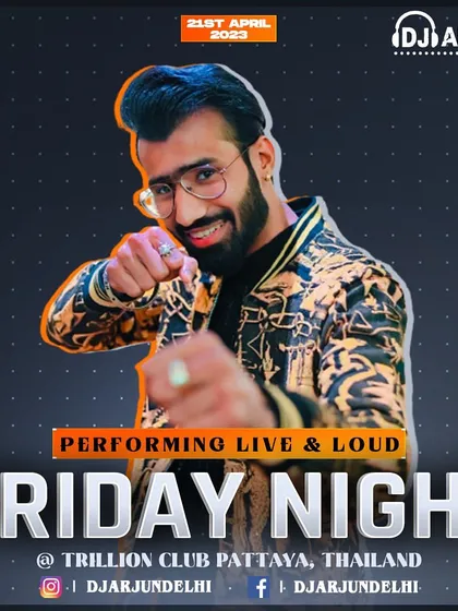 A performance at the Trillion Club in Pattaya, Thailand. I am comfortable playing in diverse international club environments.