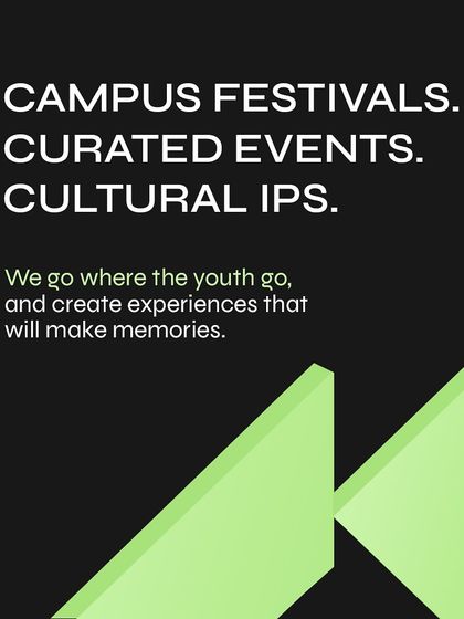 We create experiences tailored for India's young audiences, focusing on campus festivals, curated events, and cultural IPs.