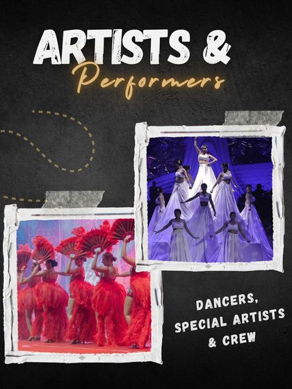 To create a truly professional show, we bring in the best talent. We manage a wide network of professional dancers, special artists, and crew members who support family performances and execute large-scale concept acts with precision and energy.