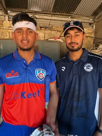 A player from the Ontario Cricket team after a tough match, showing the grit and determination required.