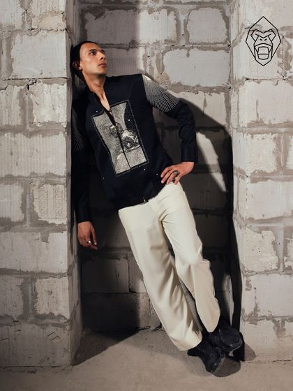 The Stellar Jacket, an emblem of solitude, discovery, and presence. Centered around the astronaut motif, it symbolizes bold journeys and inner gravity.