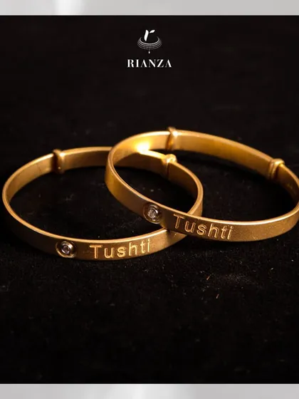 Jewellery that even your tiny human would love to wear. These personalised bangles are a popular choice for gifting at births, birthdays, or other special occasions.