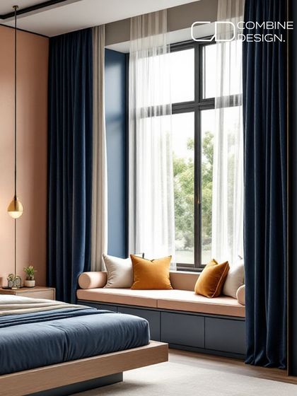 Combine Design - Full Home Interior Design Serene Bedrooms: Your Personal Retreat photo 14