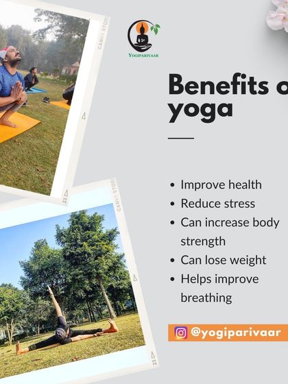 A quick summary of the key benefits of yoga, including improved health, stress reduction, and weight loss.