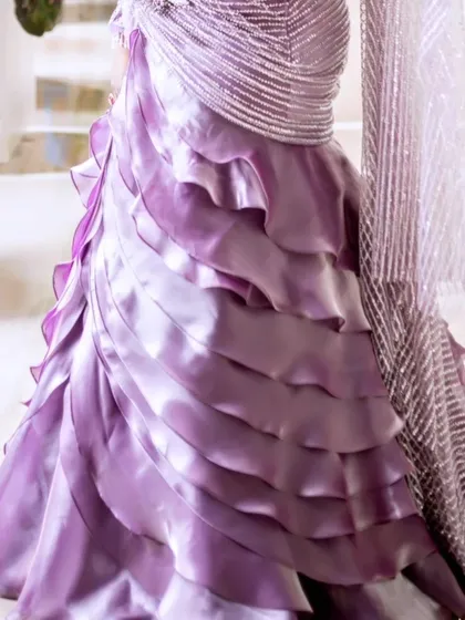 Further images showcasing my collection of modern gowns and lehengas. These photos provide different angles and details of each unique design, from romantic pre wedding shoots to elegant reception looks.