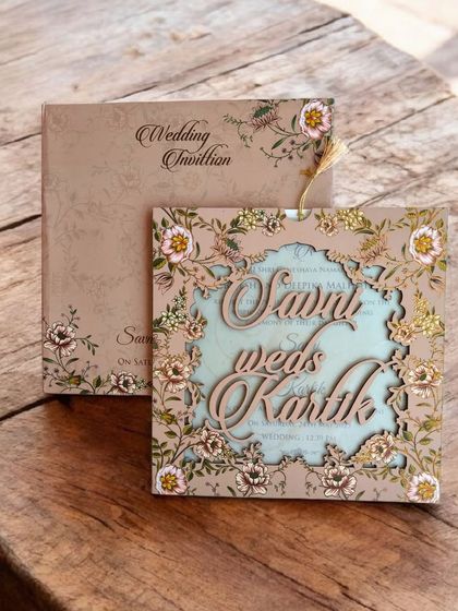 House Of Cards - Custom Wedding Invitations Intricate Laser-Cut & 3D Designs photo 7