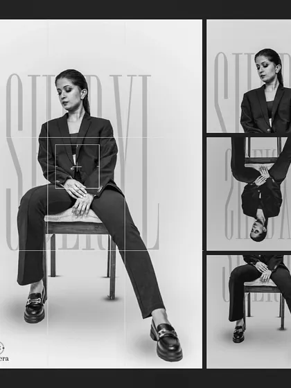 A black and white photo collage that captures my brand's aesthetic. My ancestors are stronger than yours. This is about resilience, strength, and blessings.