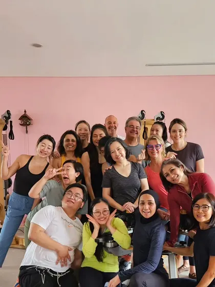 A great group of people with a great teacher. This was after a wonderful course that deepened my understanding of the Gyrotonic method.