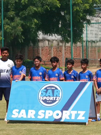 Pride in the jersey, power in the team. One of our squads posing for a team photo before a tournament.