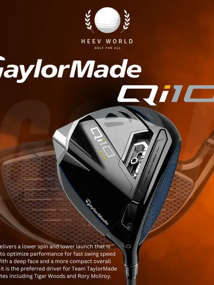 The TaylorMade Qi10 LS Driver is engineered for fast-swinging players looking for lower spin and a lower launch.