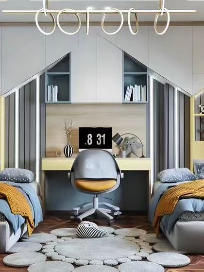 Home Interior - Bedroom & Wardrobe Design Creative Kids' & Teens' Rooms photo 6