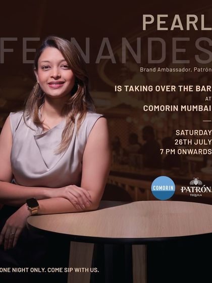 One night only! We hosted Pearl Fernandes, Brand Ambassador for Patrón Tequila, for an exciting bar takeover at Comorin Mumbai.