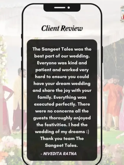 The Sangeet Tales - Wedding Event Planning & Entertainment Words From Our Families photo 4