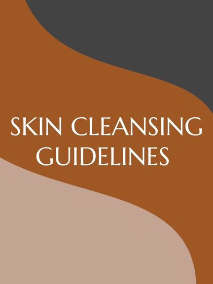 These are my general skin cleansing guidelines. The frequency and type of cleanser you should use depend heavily on your specific skin type.