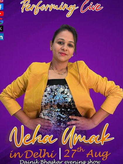 Announcing an evening show for Dainik Bhaskar in Delhi. Working with media houses is always an exciting opportunity.