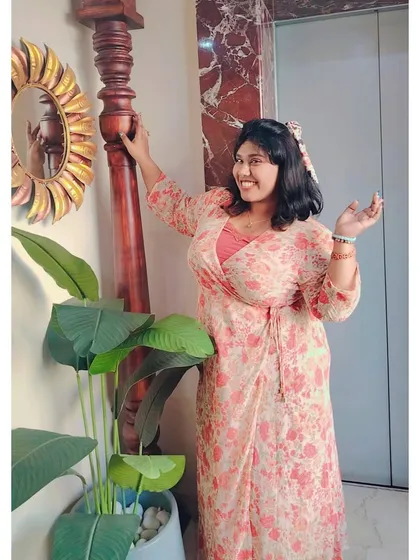 A happy, candid moment. This is me, just being myself, ready to take on the day with a positive attitude.