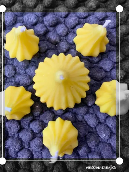 These cute Modak shaped candles are handmade with love to light up your bond and your space. A perfect little gift to say thank you for all the love and mischief.