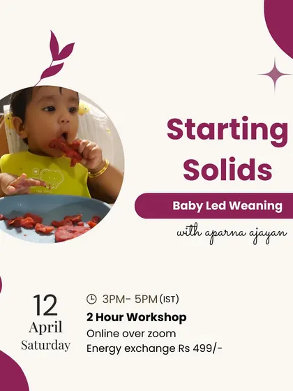 Ready to start your own baby-led weaning journey? This is all the info for my 2-hour online workshop where we cover everything from readiness signs to handling gagging, so you feel fully prepared.