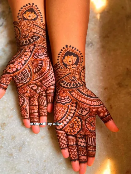 A beautiful design with a lotus motif in a heart shape, perfect for any celebration.