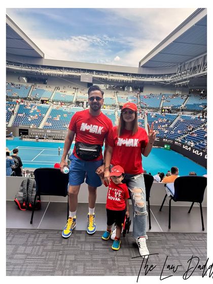 Our family, united in our support for Novak Djokovic at the Australian Open. These are the kind of life experiences that a move to Australia can offer, and I am here to help make that happen.