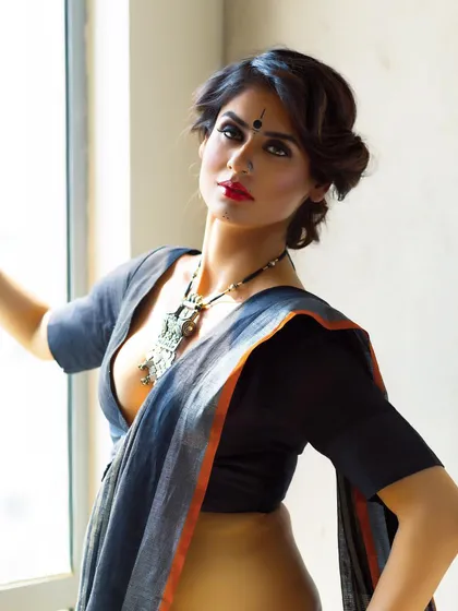 A great portrait is about mood and emotion. Here, we used soft, natural window light to create a sensual and timeless look for this Indian wear shoot. It shows that powerful imagery doesn't always need a complex studio setup, just an understanding of light and shadow.