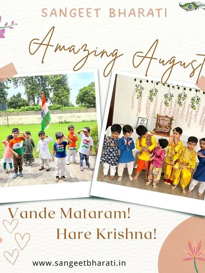 The month of August was filled with patriotic and spiritual celebrations. Our children participated in both Independence Day and Janmashtami festivities, dressing up and learning about our nation's history and cultural heritage.