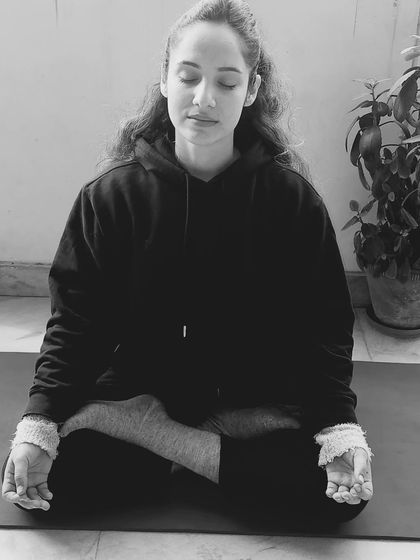 "A quiet happy faith & confidence is the best foundation for SADHANA." Sadhana is more than just meditation; it's every action you take with mindfulness to become a better human being.