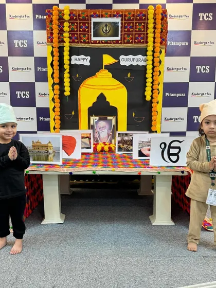 Learning and respecting traditions at a young age. These children are participating in our Gurpurab event, a day of learning and reflection.