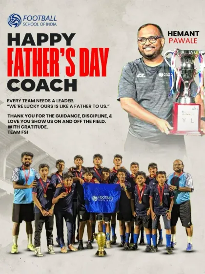 A surprise for our director on Father's Day. A heartfelt thank you to the man who has been a guiding father figure for our entire academy.
