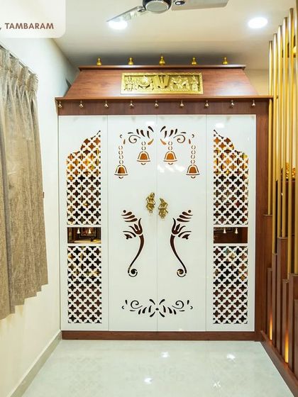 Bizzoppo - Residential Interior Design & Execution Elegant Living, Dining & Pooja Spaces photo 12