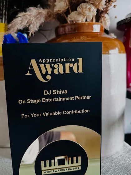 I was so honored to receive this Appreciation Award for my performance at the WOW Awards Asia 2025. It’s a great feeling when your passion for creating entertainment gets recognized.