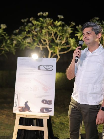 Snippets from Dialogues Edition XIV, where we presented our "SWISH" bench design, a piece inspired by the fluidity of fabric and motion.