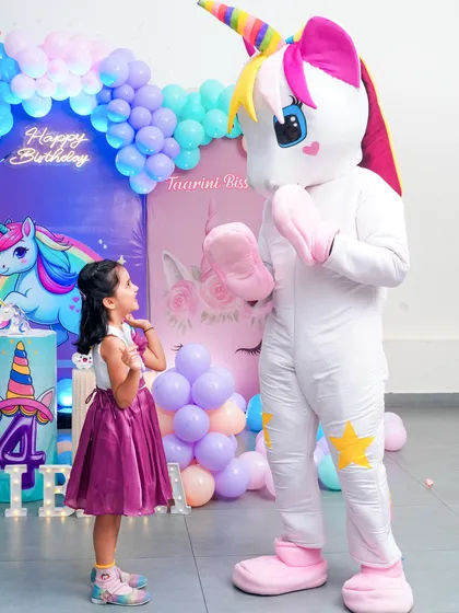 The look of pure wonder when a favorite character comes to life. These are the candid, magical interactions that tell the unique story of your child's special day.
